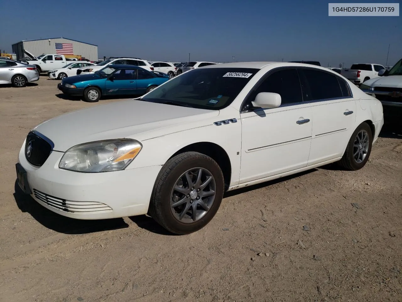 2006 Buick Lucerne Cxl VIN: 1G4HD57286U170759 Lot: 56256294