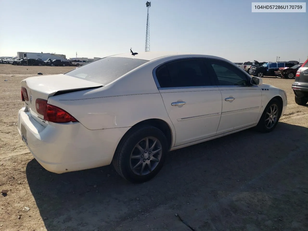 2006 Buick Lucerne Cxl VIN: 1G4HD57286U170759 Lot: 56256294