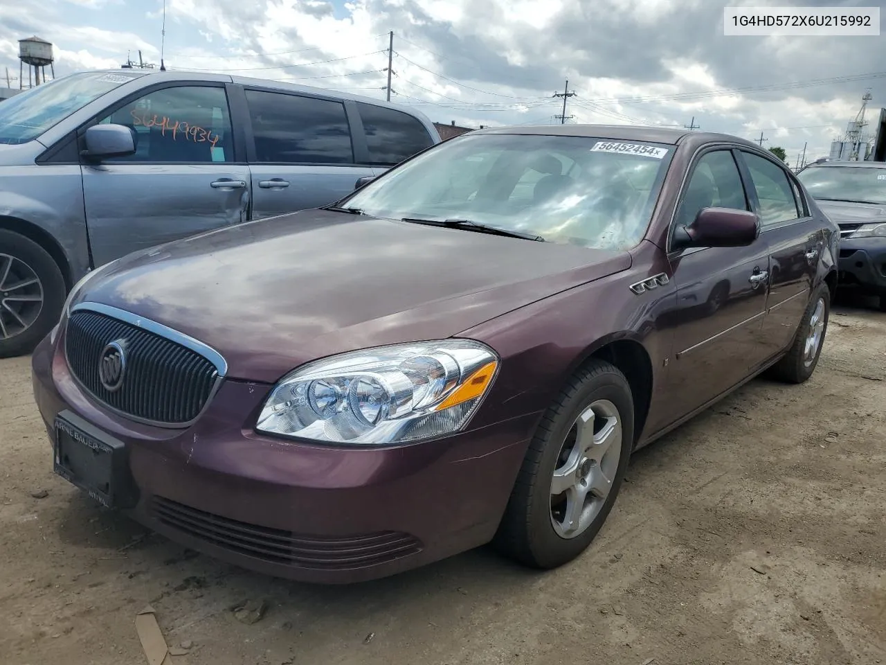 2006 Buick Lucerne Cxl VIN: 1G4HD572X6U215992 Lot: 56452454