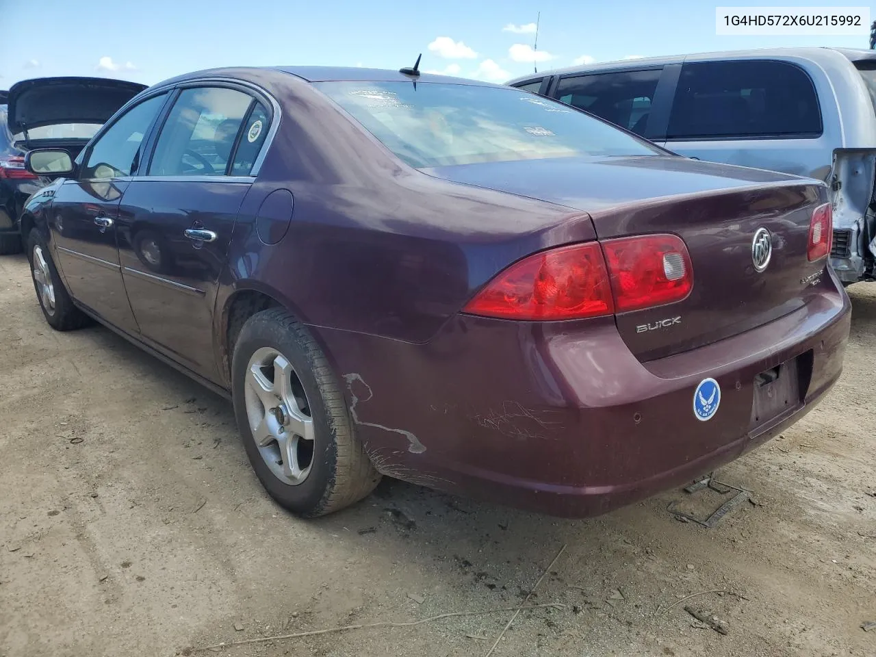 2006 Buick Lucerne Cxl VIN: 1G4HD572X6U215992 Lot: 56452454