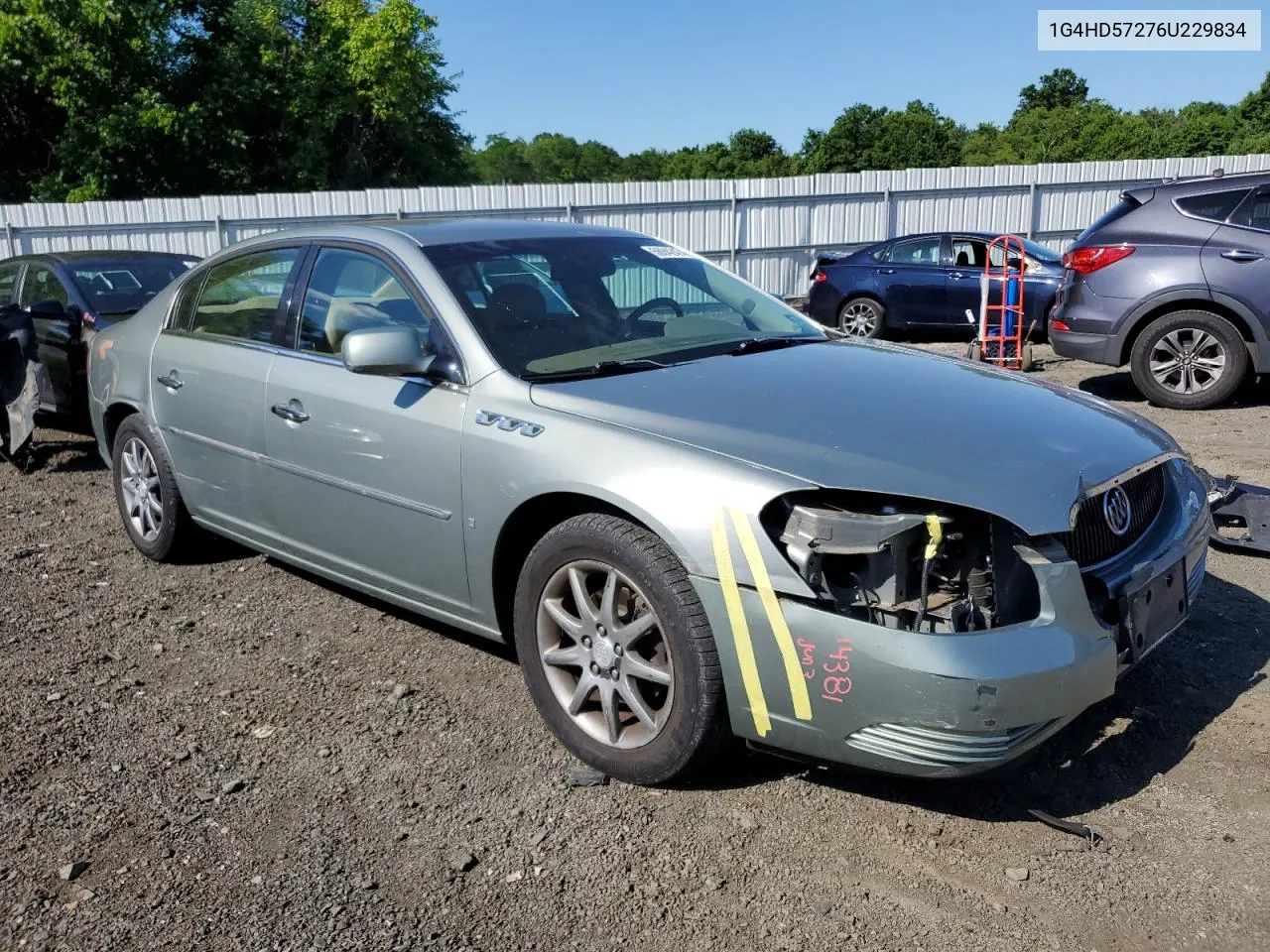 1G4HD57276U229834 2006 Buick Lucerne Cxl