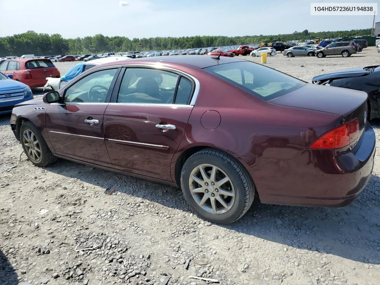 2006 Buick Lucerne Cxl VIN: 1G4HD57236U194838 Lot: 57066194