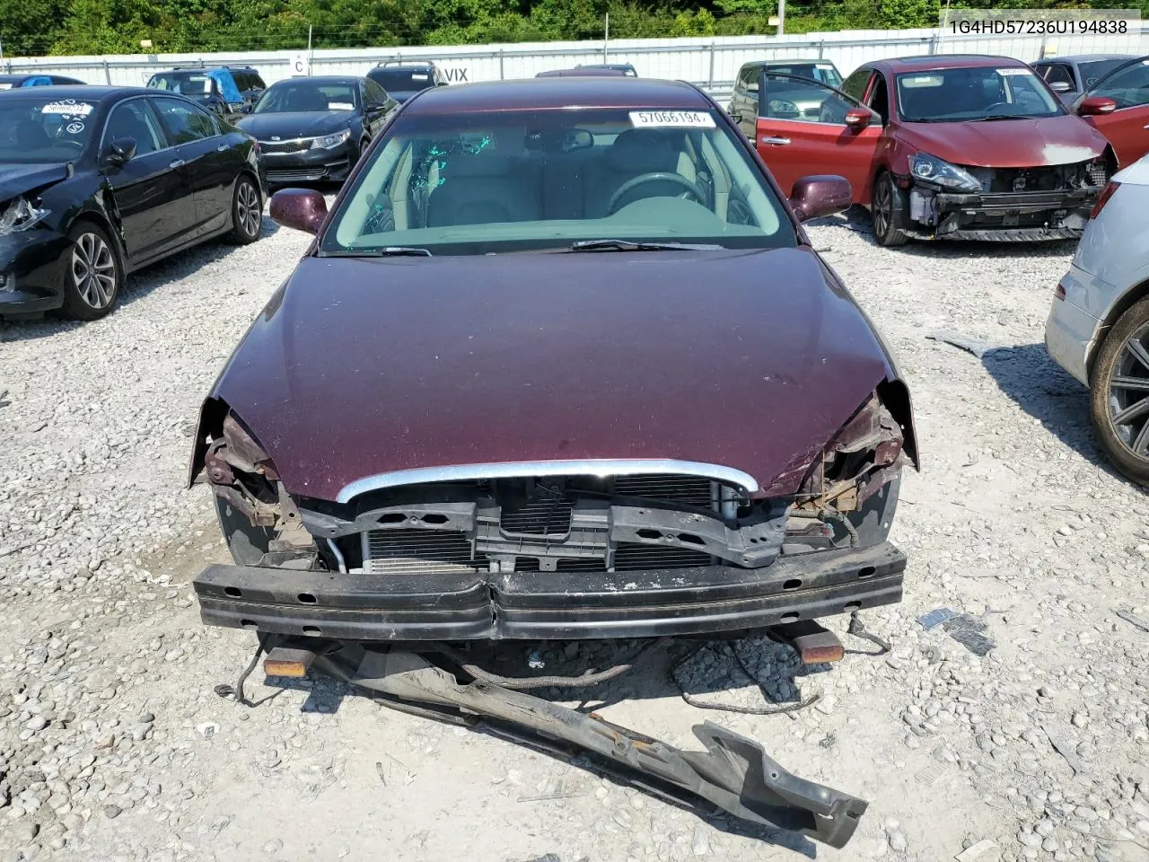 2006 Buick Lucerne Cxl VIN: 1G4HD57236U194838 Lot: 57066194