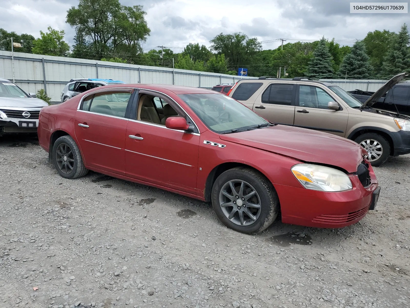 2006 Buick Lucerne Cxl VIN: 1G4HD57296U170639 Lot: 57175034