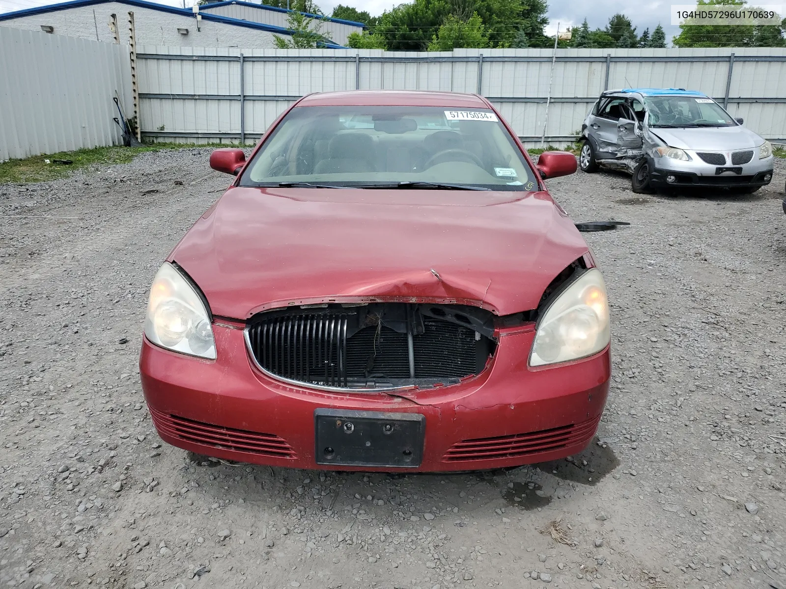 2006 Buick Lucerne Cxl VIN: 1G4HD57296U170639 Lot: 57175034