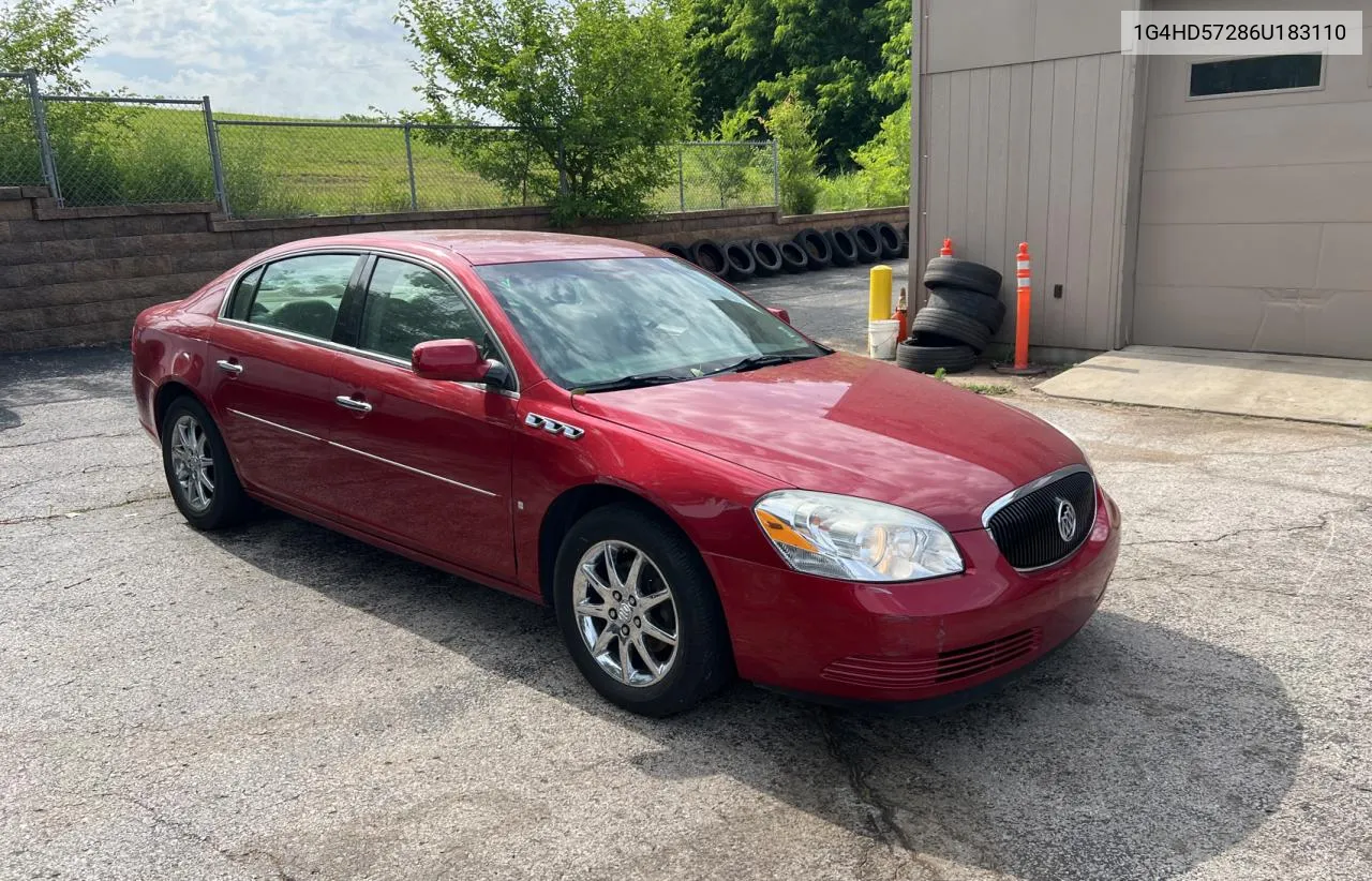 1G4HD57286U183110 2006 Buick Lucerne Cxl