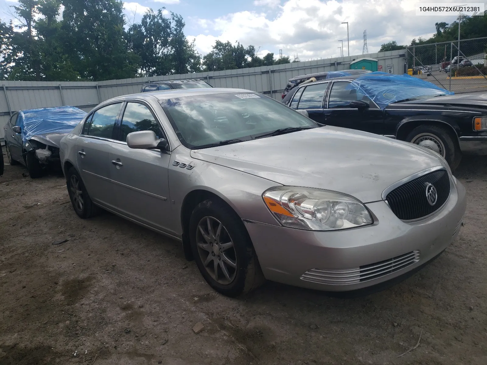 2006 Buick Lucerne Cxl VIN: 1G4HD572X6U212381 Lot: 57673674