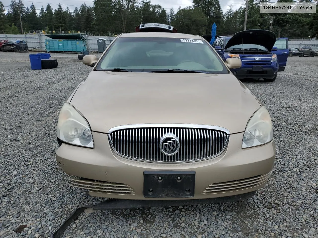 2006 Buick Lucerne Cx VIN: 1G4HP57246U169549 Lot: 57778434