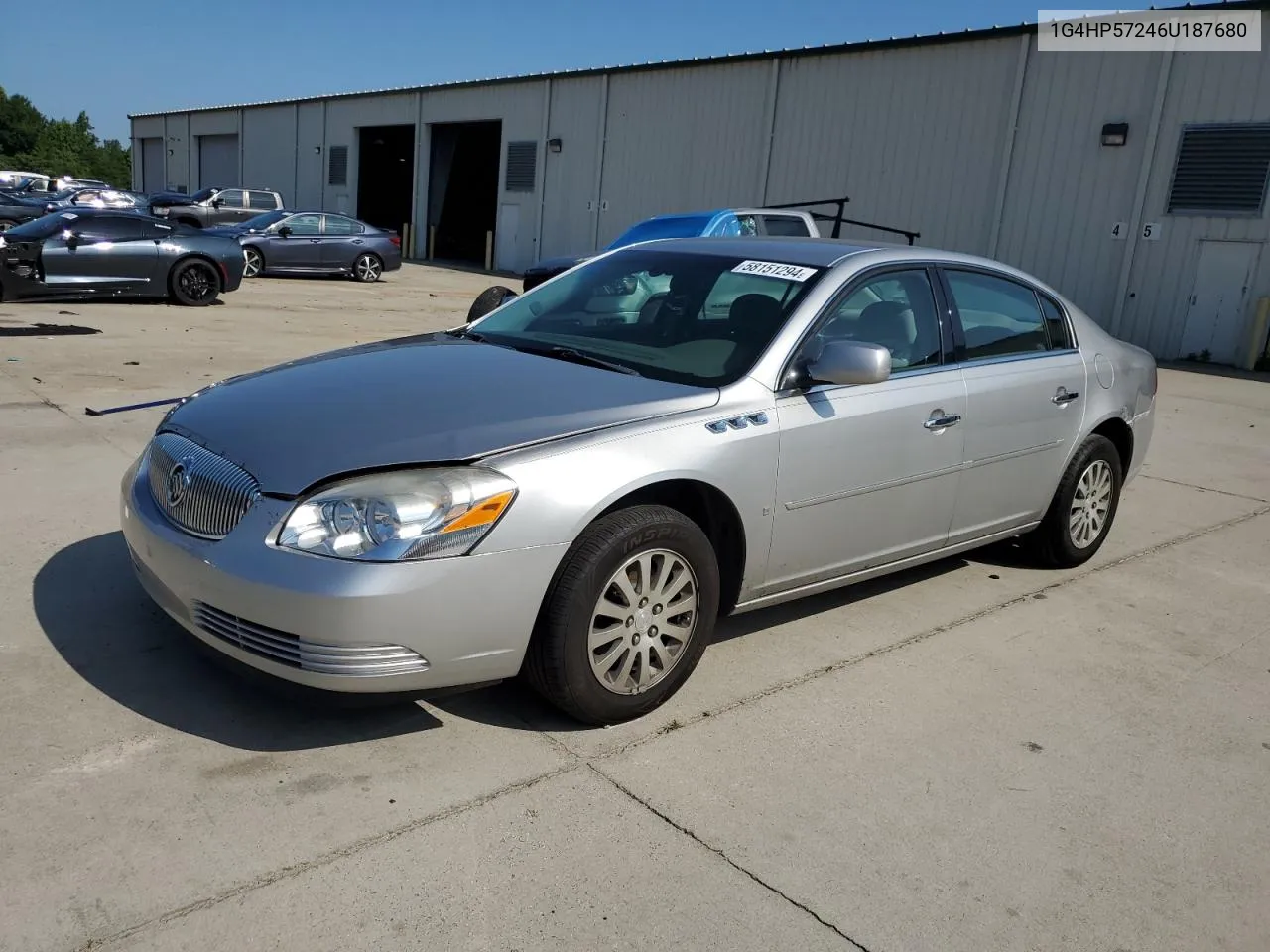 2006 Buick Lucerne Cx VIN: 1G4HP57246U187680 Lot: 58151294