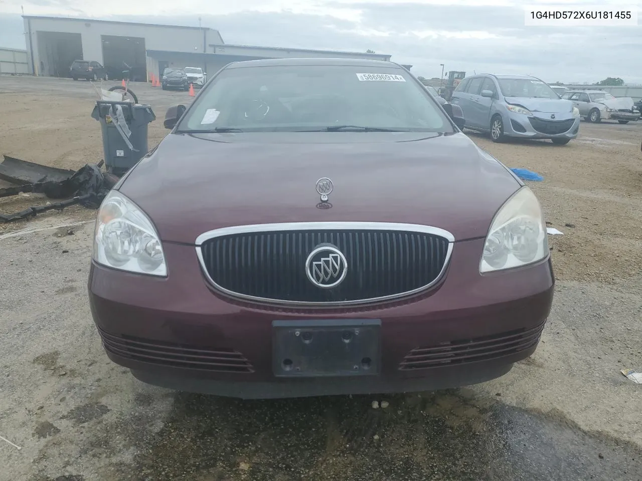 2006 Buick Lucerne Cxl VIN: 1G4HD572X6U181455 Lot: 58696914