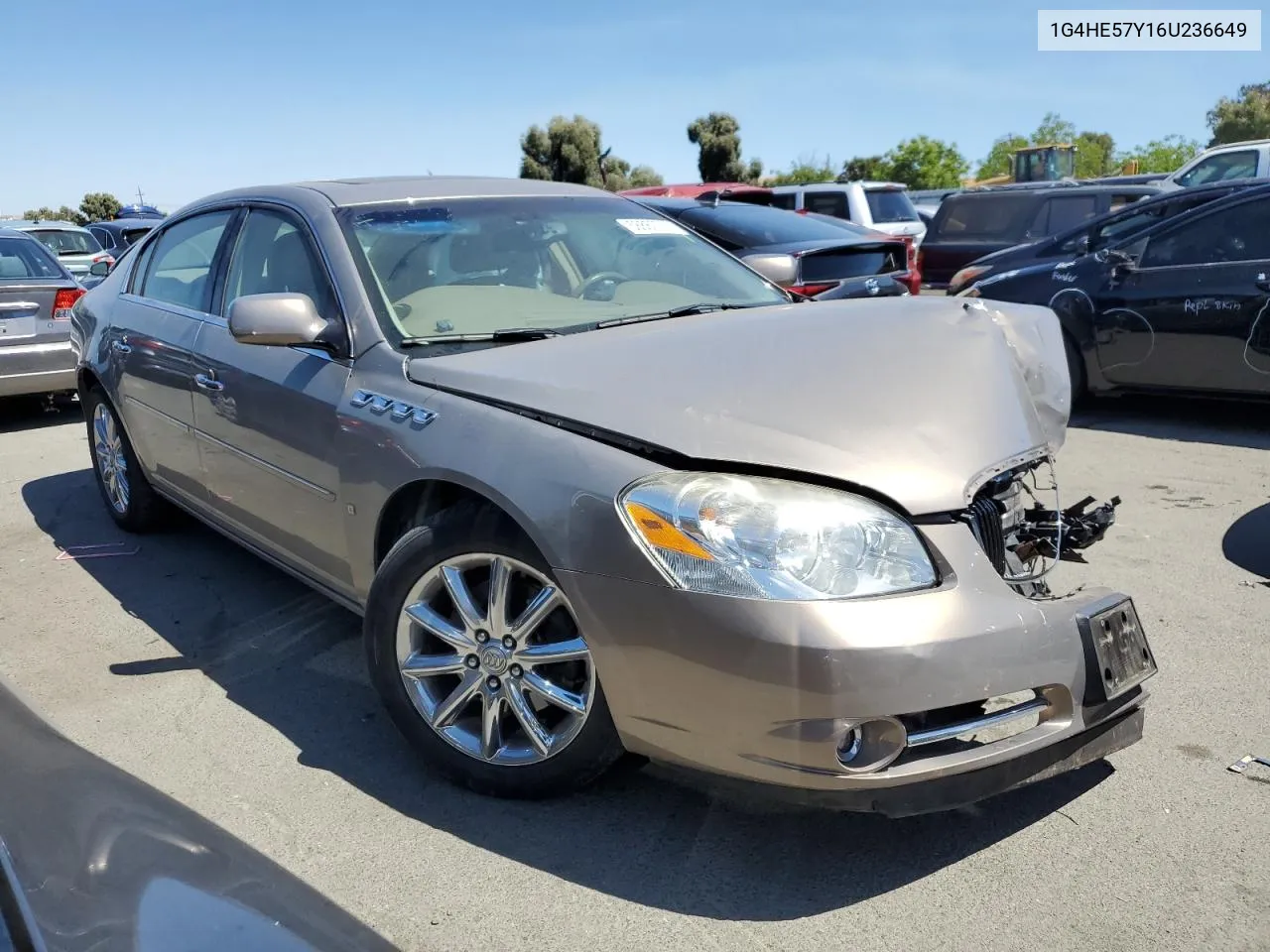 1G4HE57Y16U236649 2006 Buick Lucerne Cxs