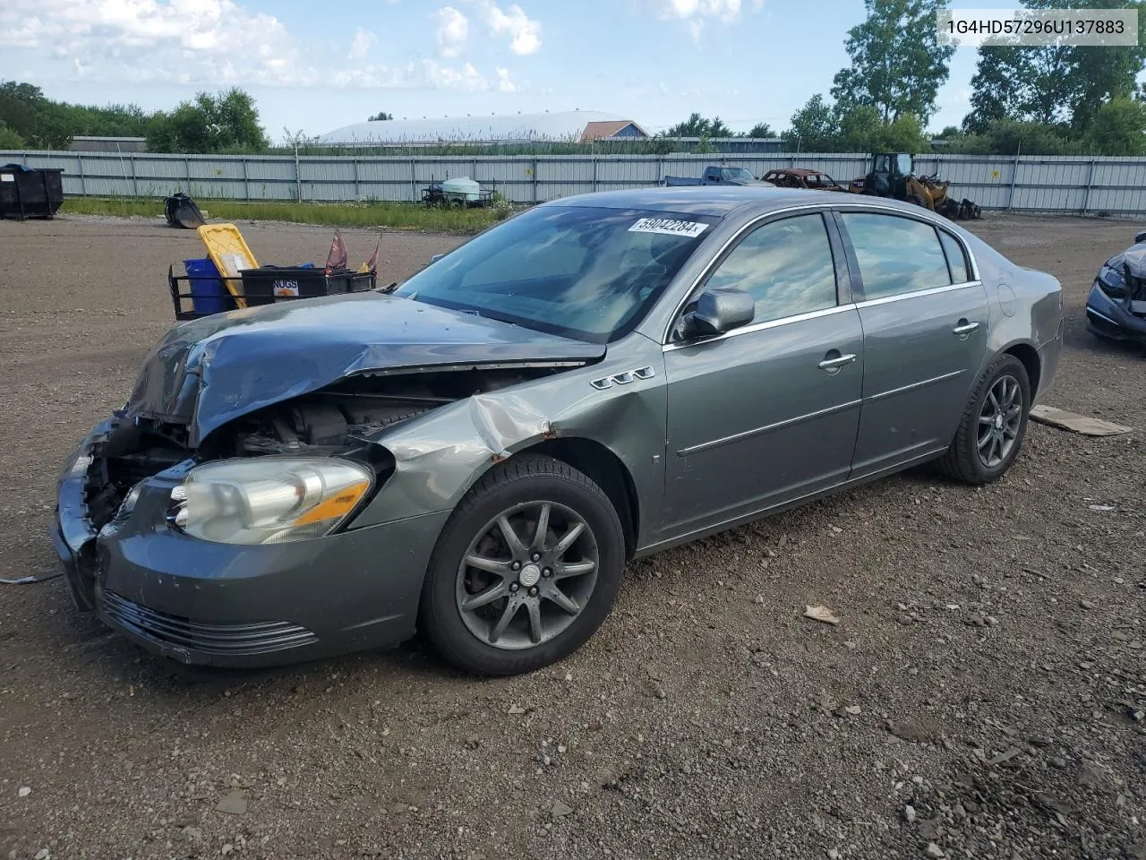 2006 Buick Lucerne Cxl VIN: 1G4HD57296U137883 Lot: 59042284