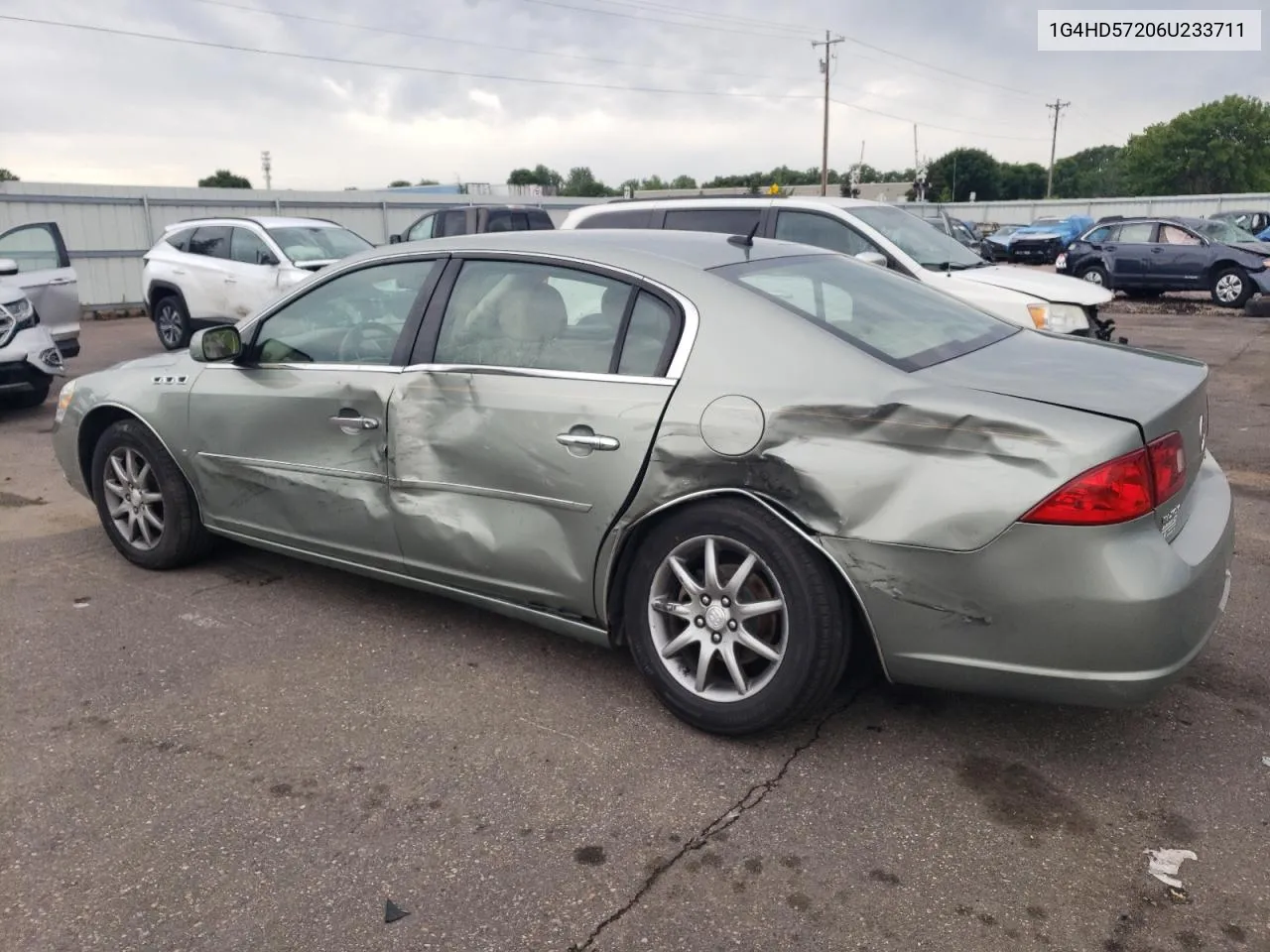 2006 Buick Lucerne Cxl VIN: 1G4HD57206U233711 Lot: 59514964