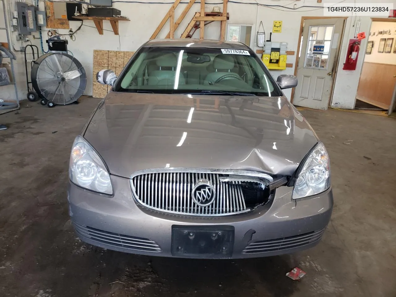 2006 Buick Lucerne Cxl VIN: 1G4HD57236U123834 Lot: 59778364