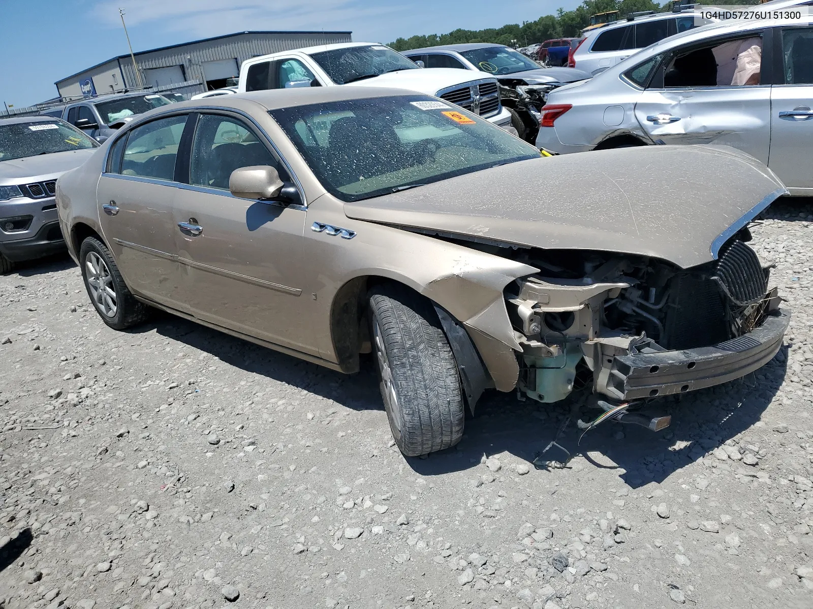 2006 Buick Lucerne Cxl VIN: 1G4HD57276U151300 Lot: 60320544