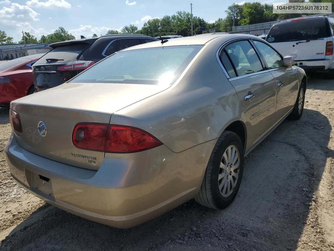 2006 Buick Lucerne Cx VIN: 1G4HP57236U178212 Lot: 60346094