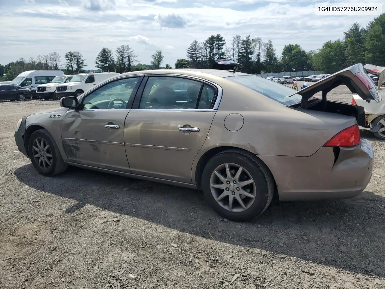 2006 Buick Lucerne Cxl VIN: 1G4HD57276U209924 Lot: 61001614