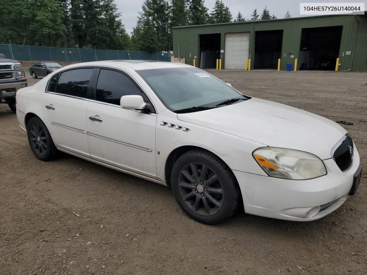 2006 Buick Lucerne Cxs VIN: 1G4HE57Y26U140044 Lot: 61341674