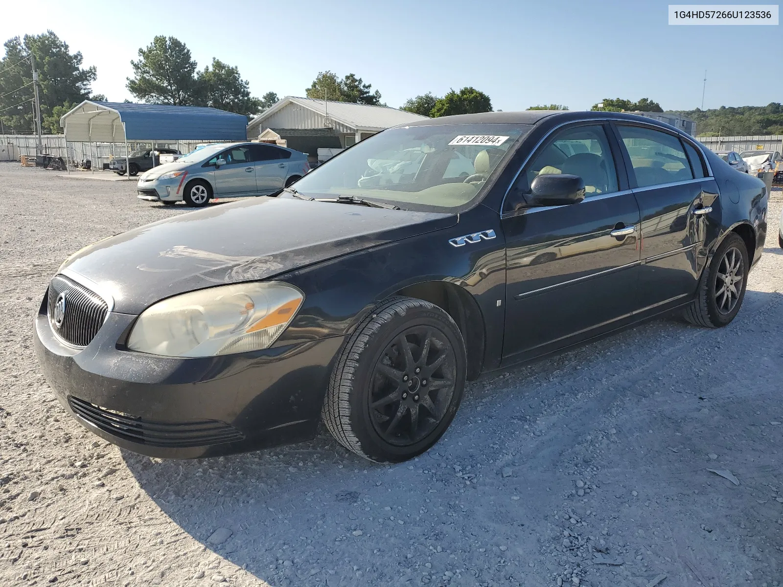 2006 Buick Lucerne Cxl VIN: 1G4HD57266U123536 Lot: 61412094