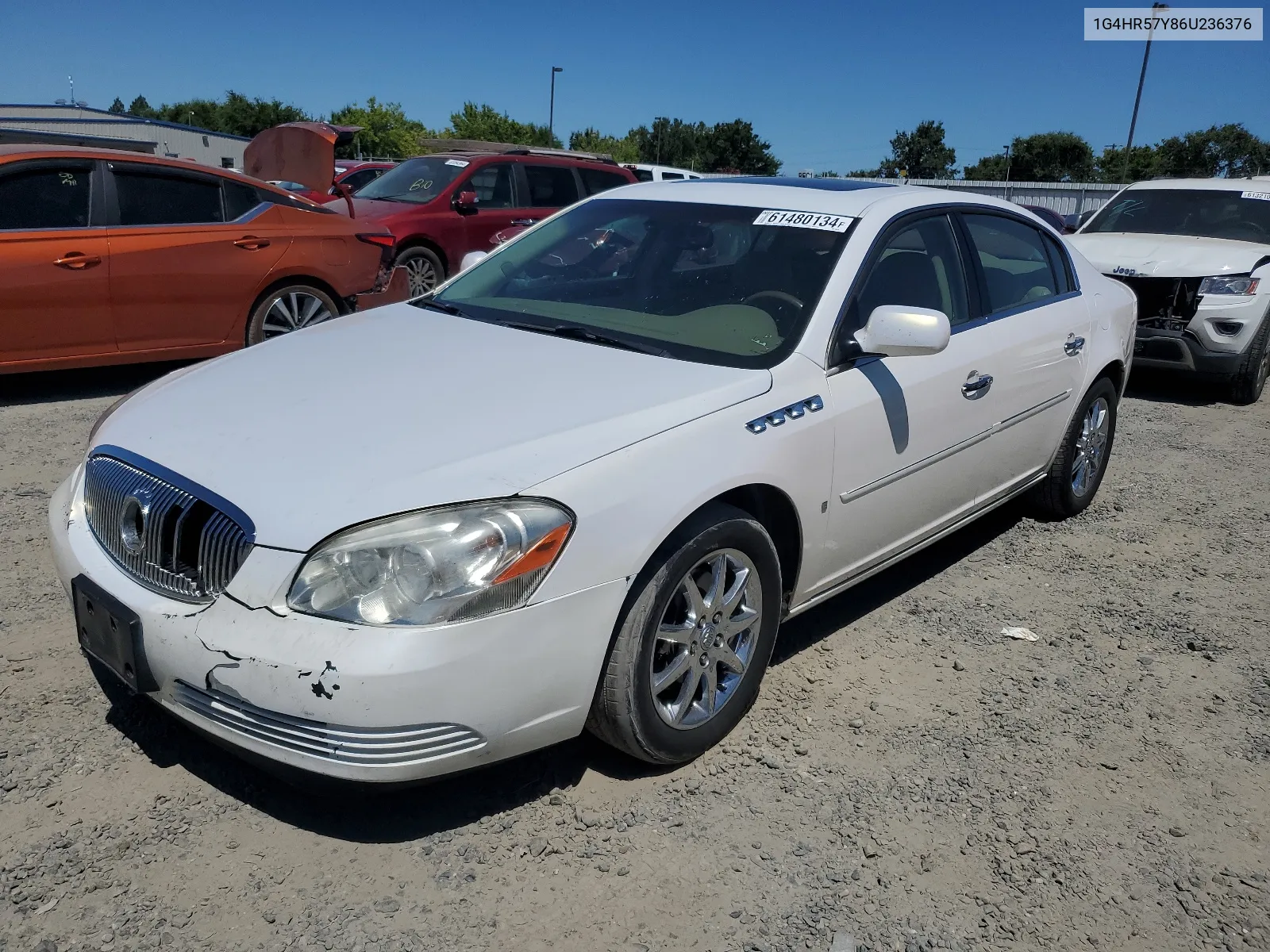 2006 Buick Lucerne Cxl VIN: 1G4HR57Y86U236376 Lot: 61480134