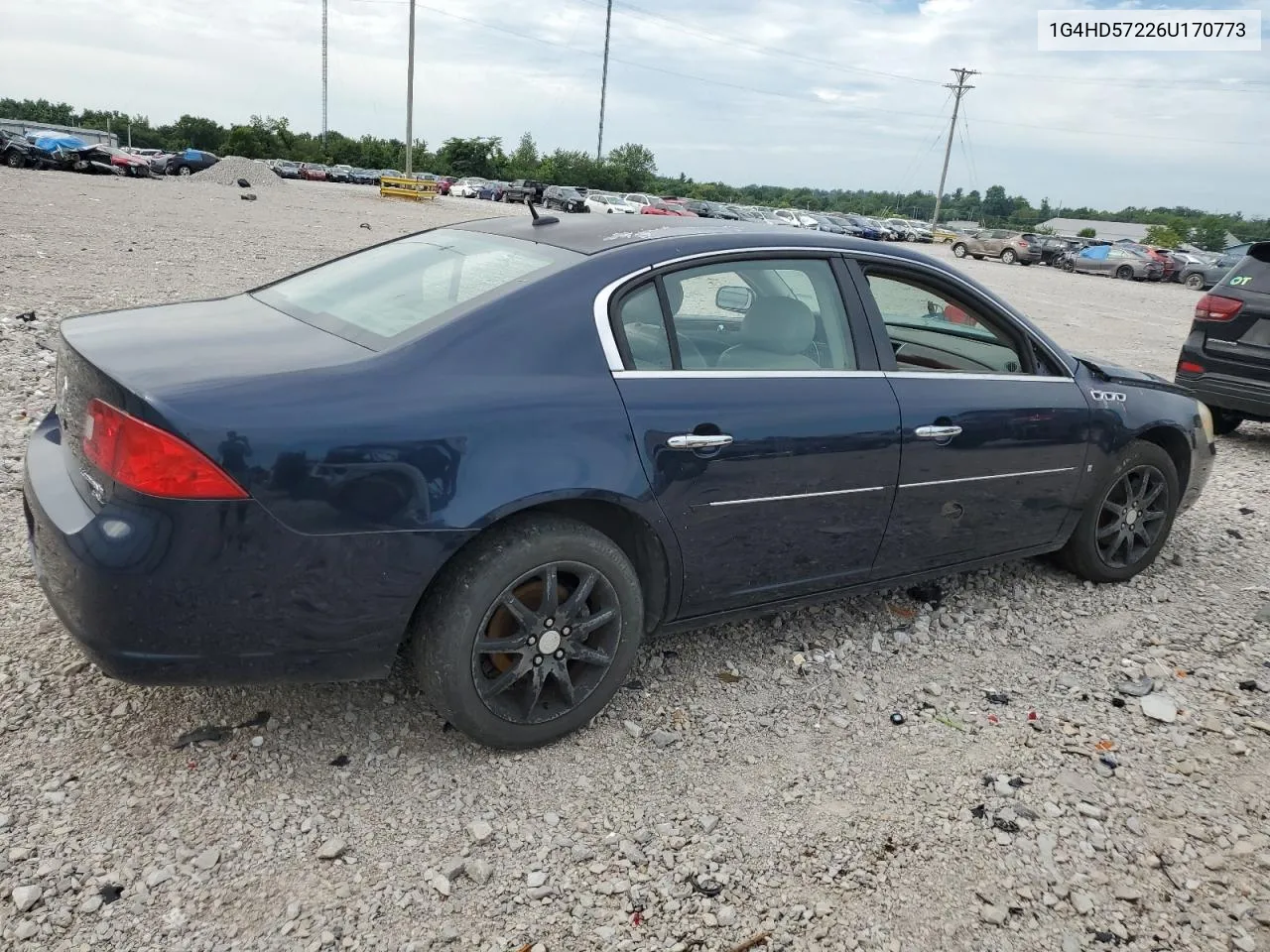 2006 Buick Lucerne Cxl VIN: 1G4HD57226U170773 Lot: 61988884