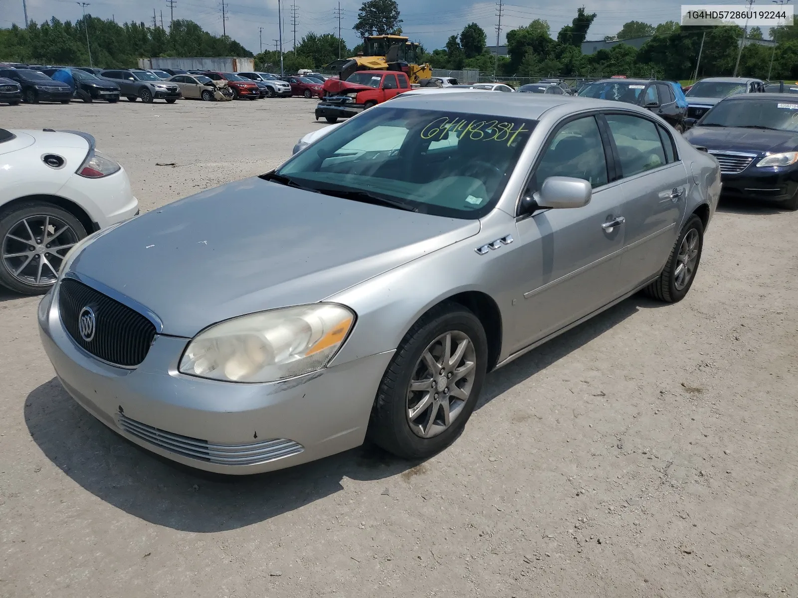 2006 Buick Lucerne Cxl VIN: 1G4HD57286U192244 Lot: 64148384