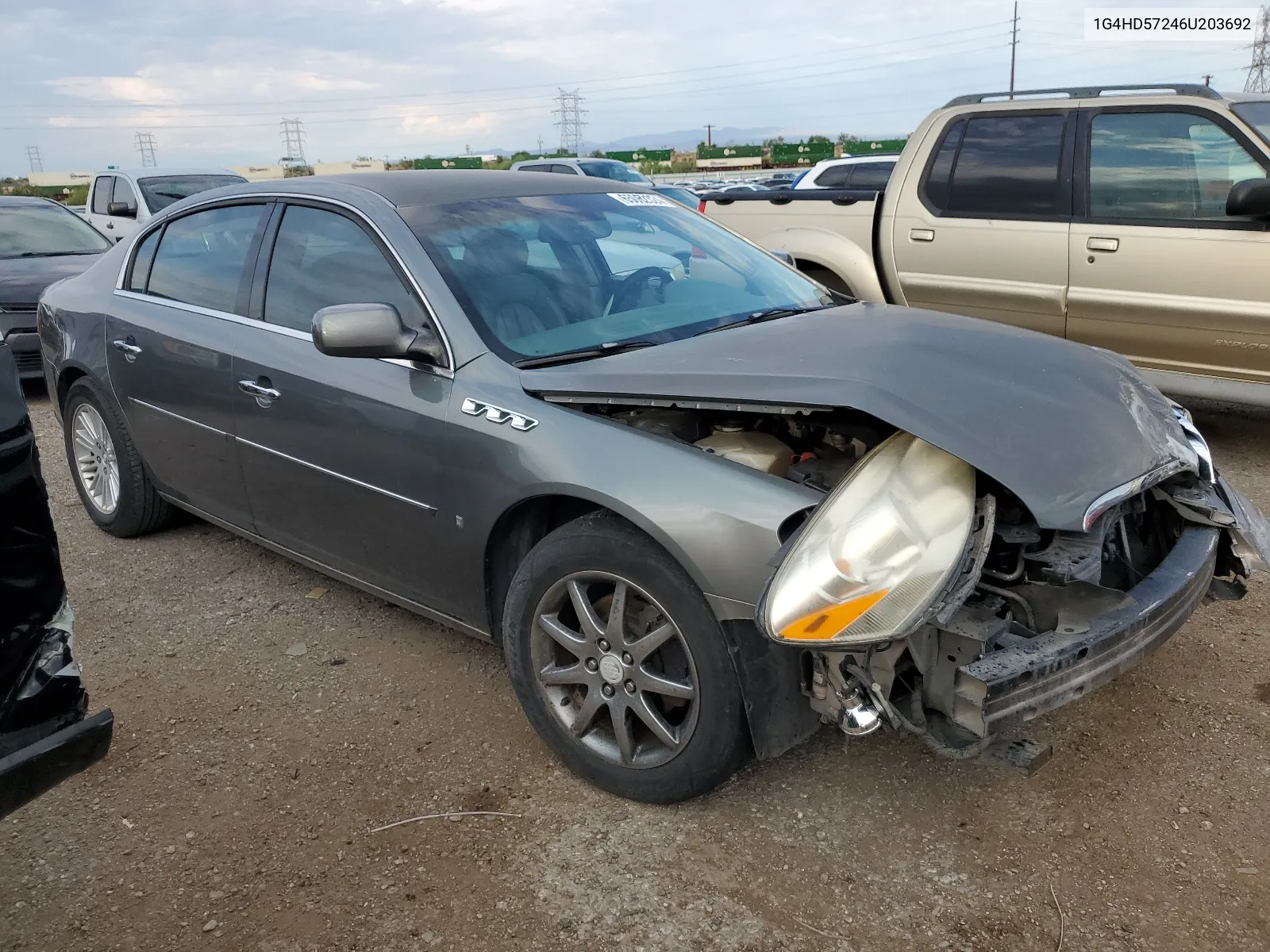 2006 Buick Lucerne Cxl VIN: 1G4HD57246U203692 Lot: 65062324