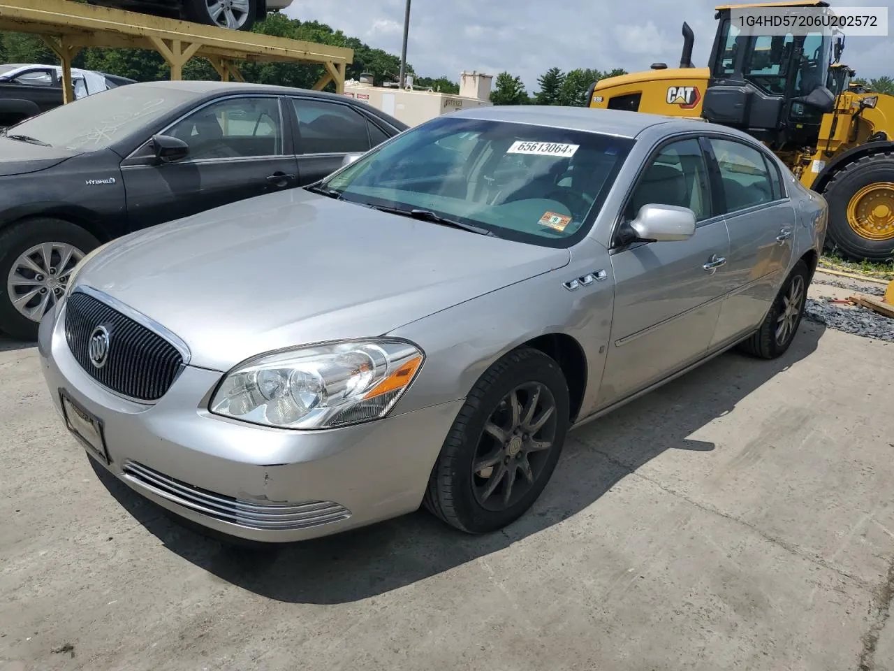 2006 Buick Lucerne Cxl VIN: 1G4HD57206U202572 Lot: 65613064