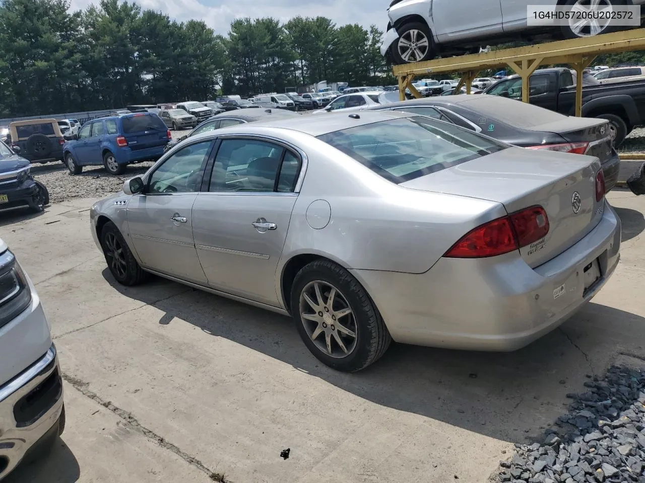 1G4HD57206U202572 2006 Buick Lucerne Cxl