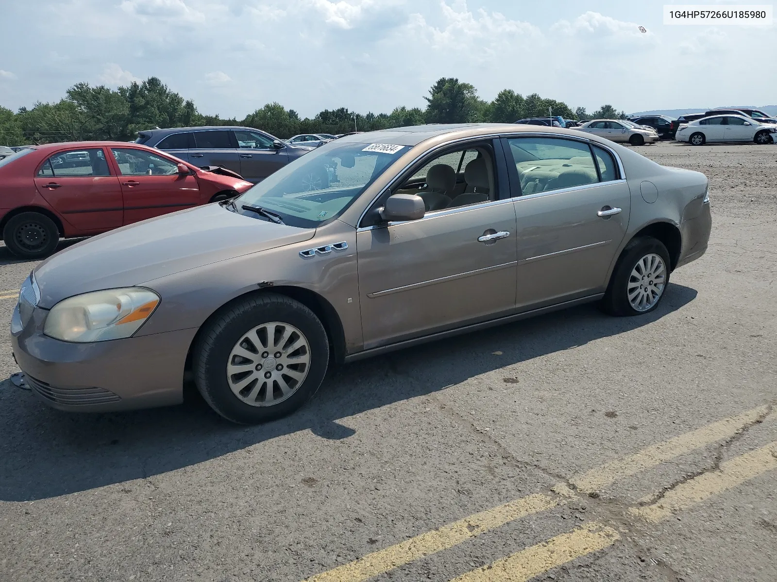 2006 Buick Lucerne Cx VIN: 1G4HP57266U185980 Lot: 65616634