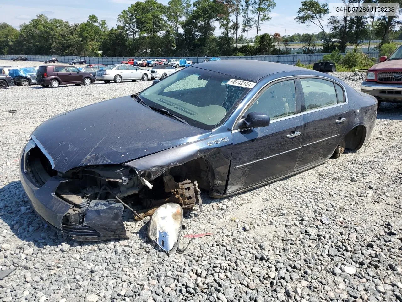 2006 Buick Lucerne Cxl VIN: 1G4HD57286U158238 Lot: 68742184