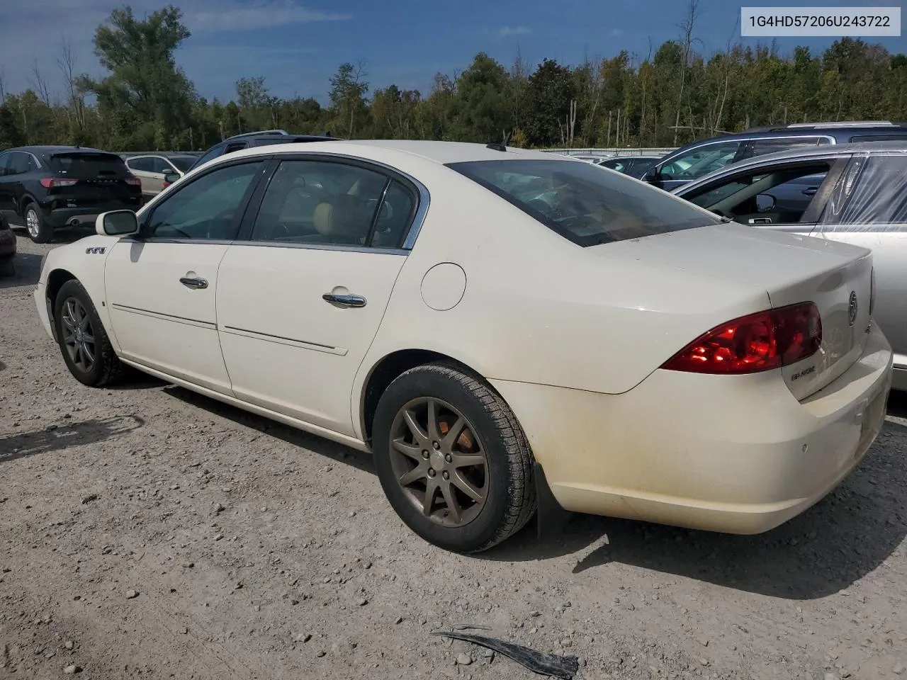 2006 Buick Lucerne Cxl VIN: 1G4HD57206U243722 Lot: 70969294