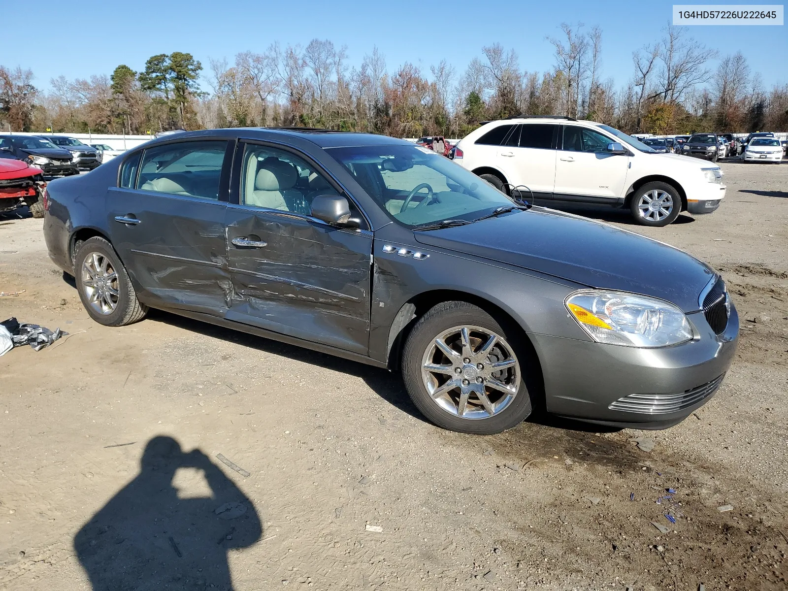 2006 Buick Lucerne Cxl VIN: 1G4HD57226U222645 Lot: 78071653