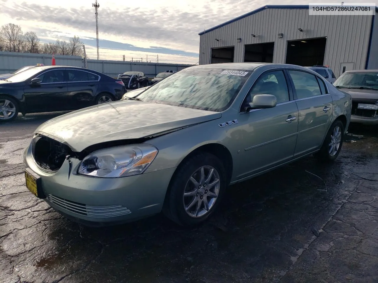 1G4HD57286U247081 2006 Buick Lucerne Cxl