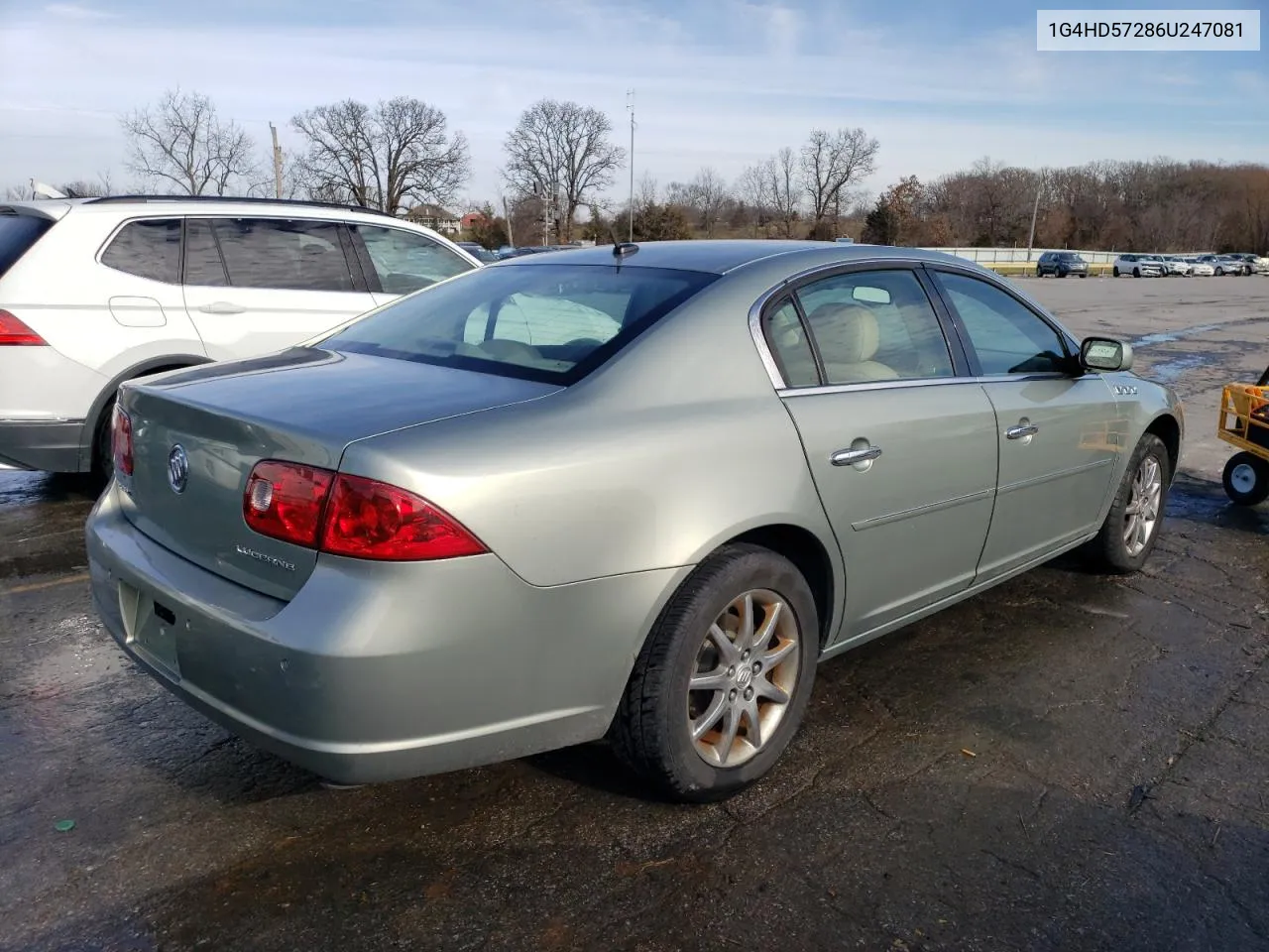 2006 Buick Lucerne Cxl VIN: 1G4HD57286U247081 Lot: 79344043