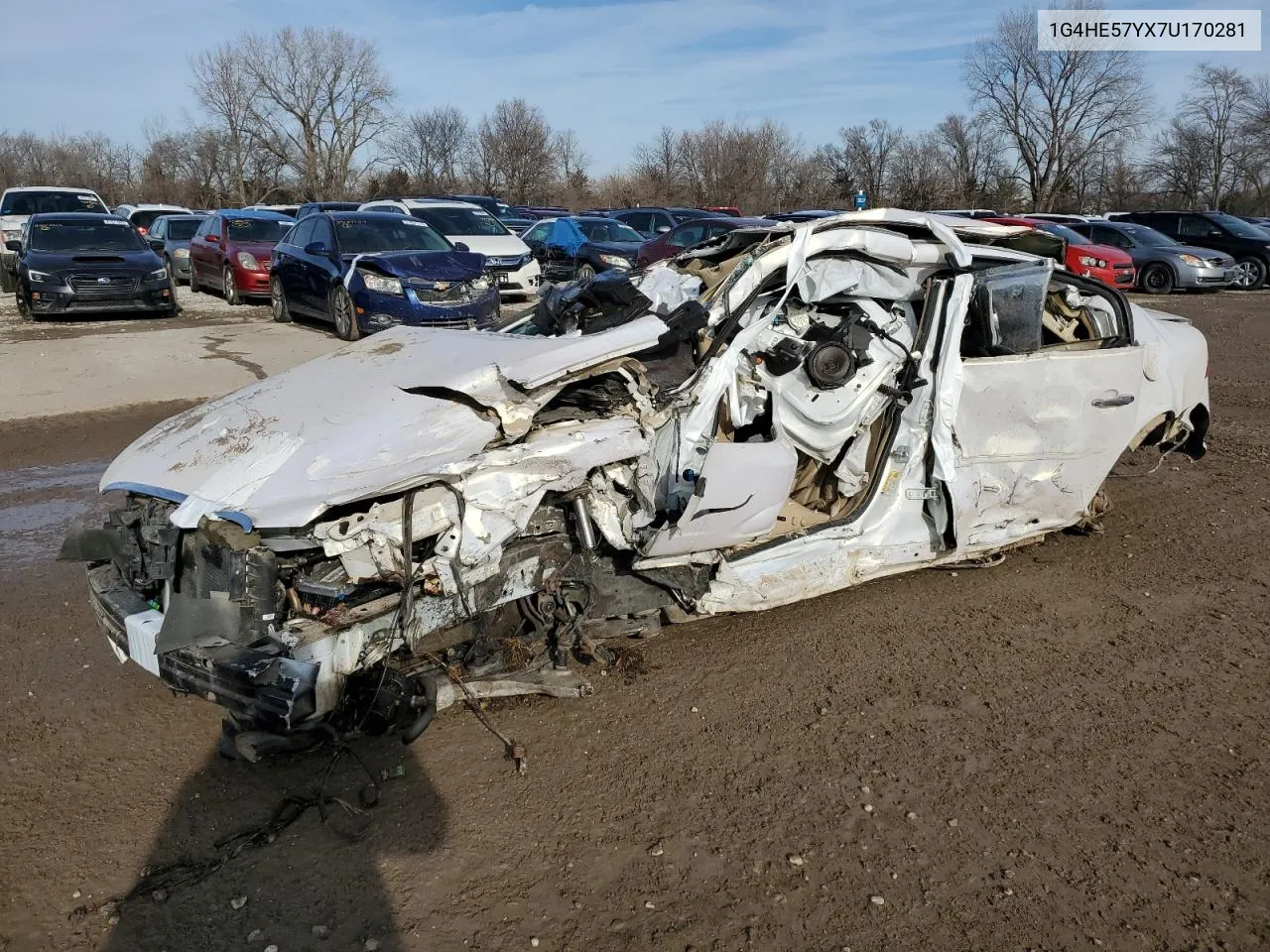 2007 Buick Lucerne Cxs VIN: 1G4HE57YX7U170281 Lot: 38005824