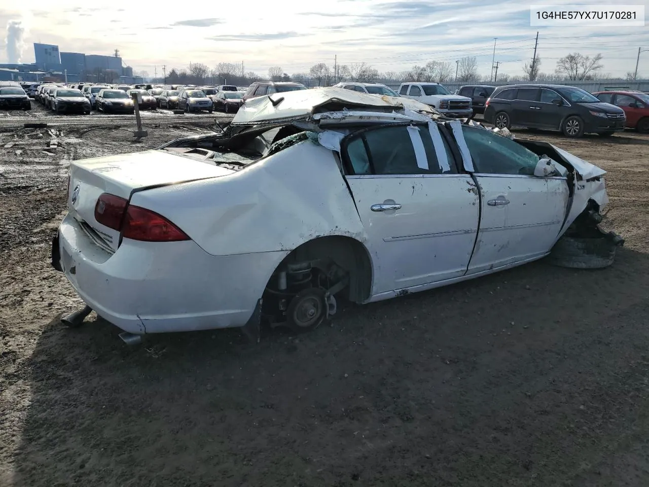 2007 Buick Lucerne Cxs VIN: 1G4HE57YX7U170281 Lot: 38005824