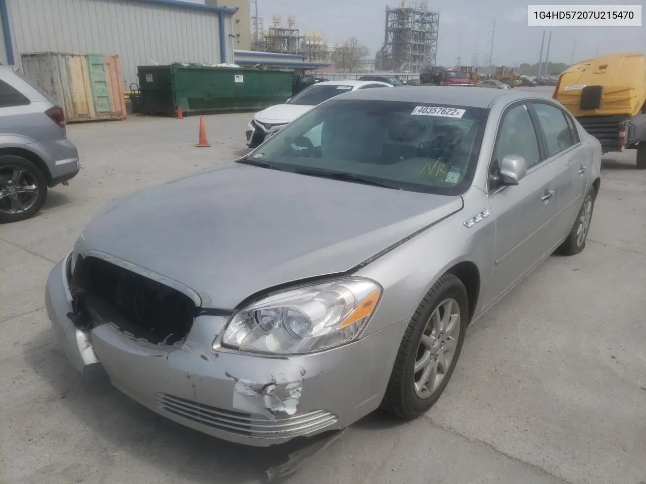 2007 Buick Lucerne Cxl VIN: 1G4HD57207U215470 Lot: 40357622