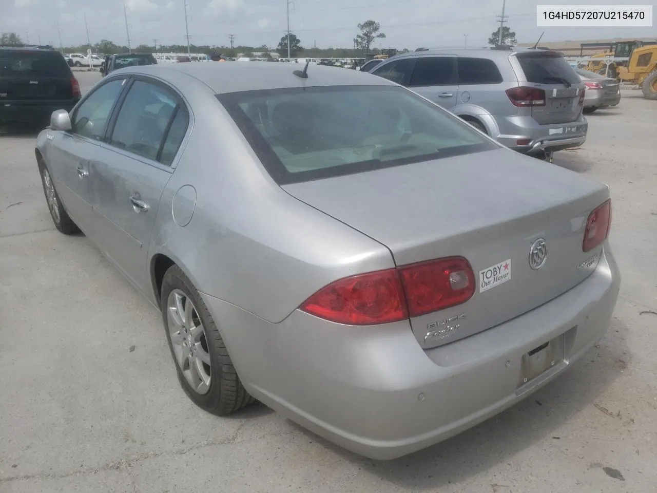 2007 Buick Lucerne Cxl VIN: 1G4HD57207U215470 Lot: 40357622