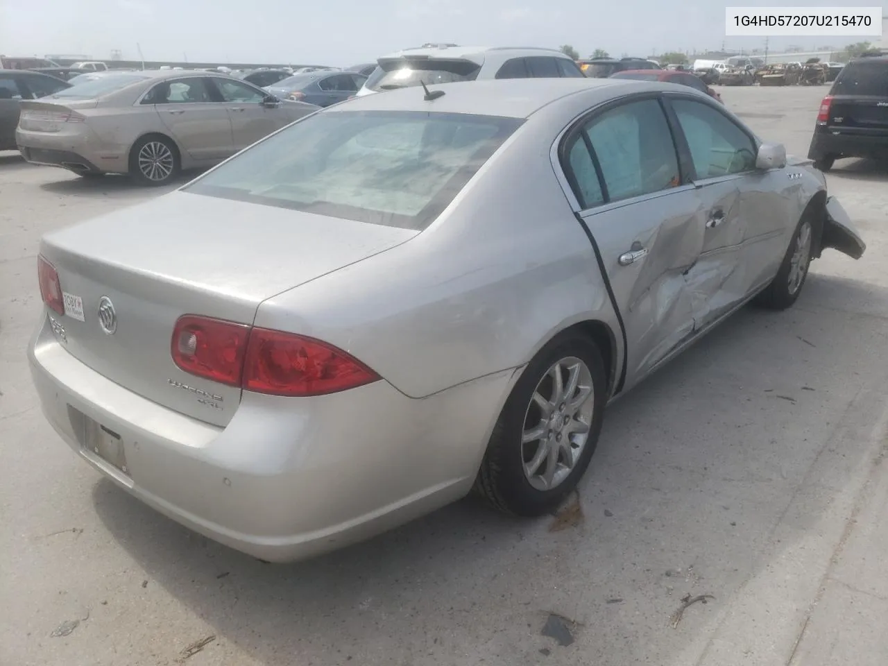 2007 Buick Lucerne Cxl VIN: 1G4HD57207U215470 Lot: 40357622