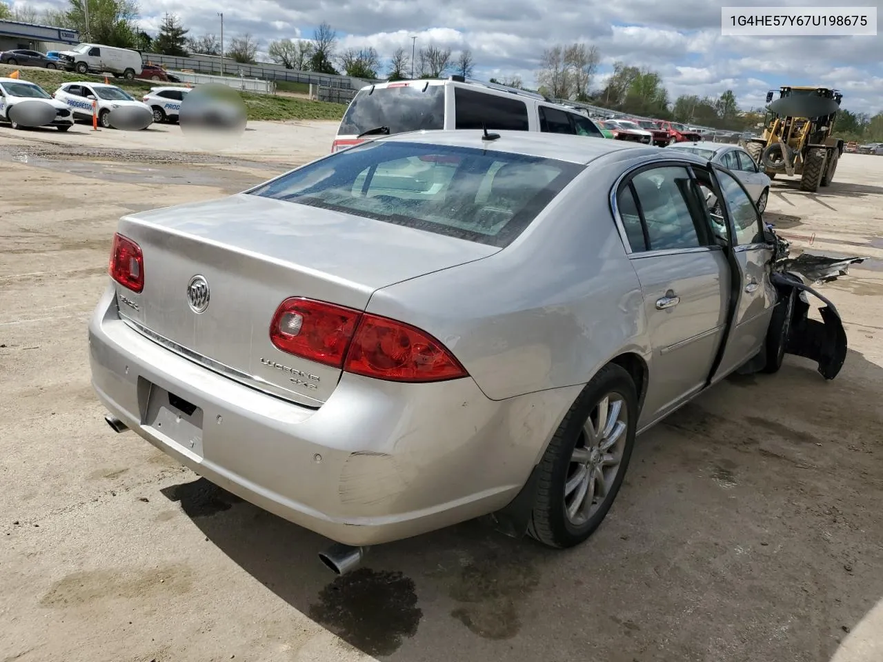 2007 Buick Lucerne Cxs VIN: 1G4HE57Y67U198675 Lot: 49419144