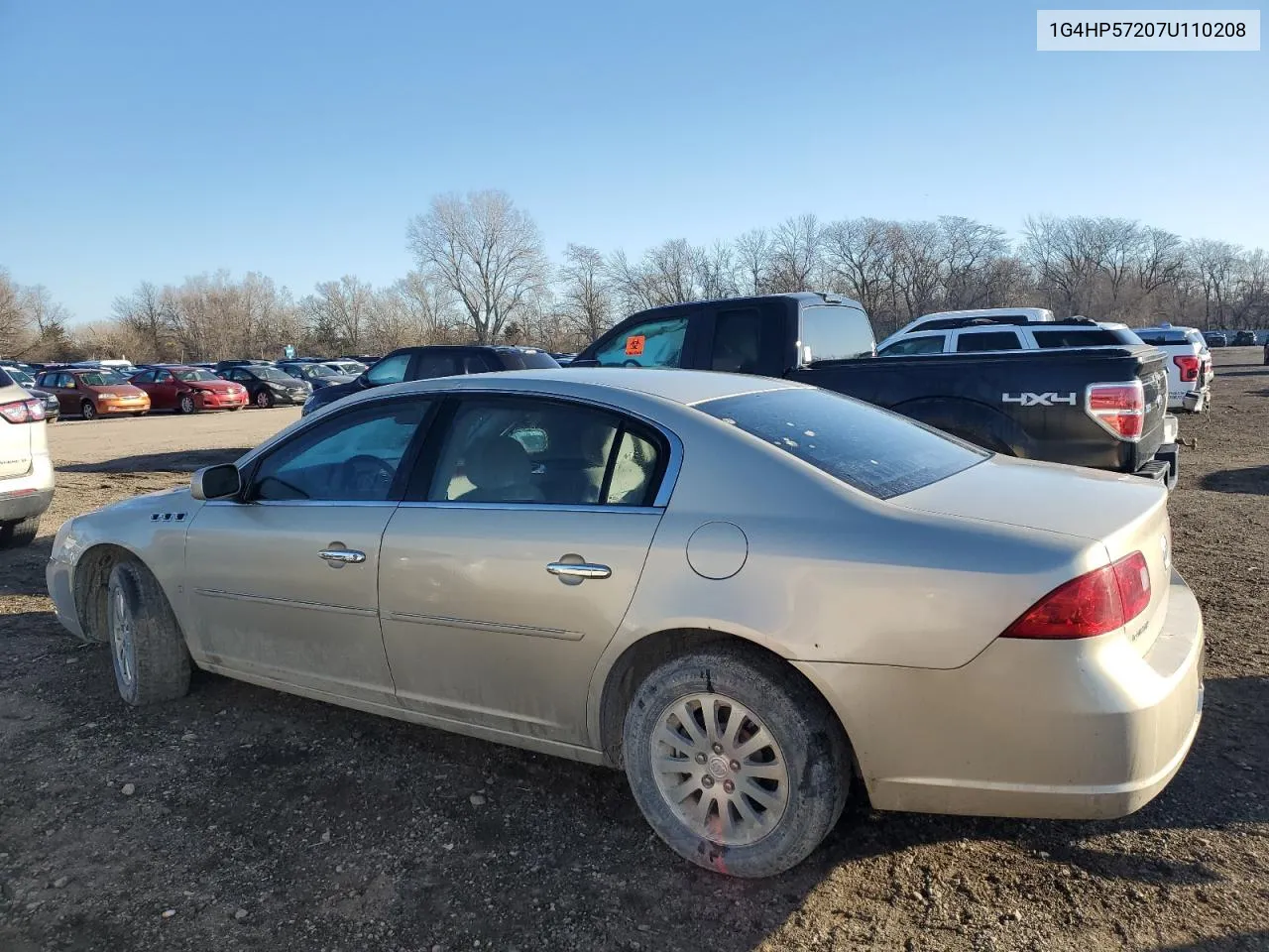 2007 Buick Lucerne Cx VIN: 1G4HP57207U110208 Lot: 49705814