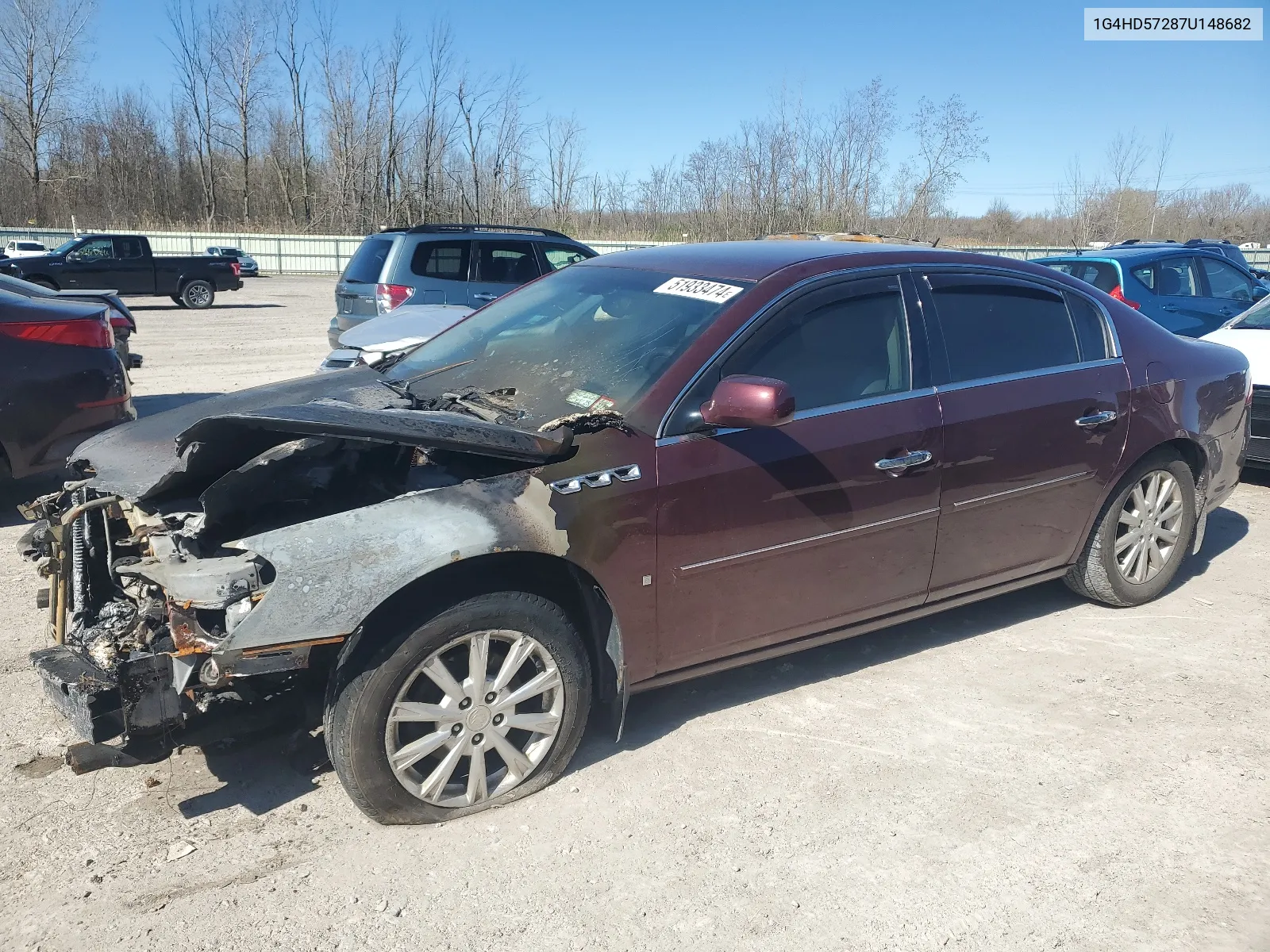 1G4HD57287U148682 2007 Buick Lucerne Cxl