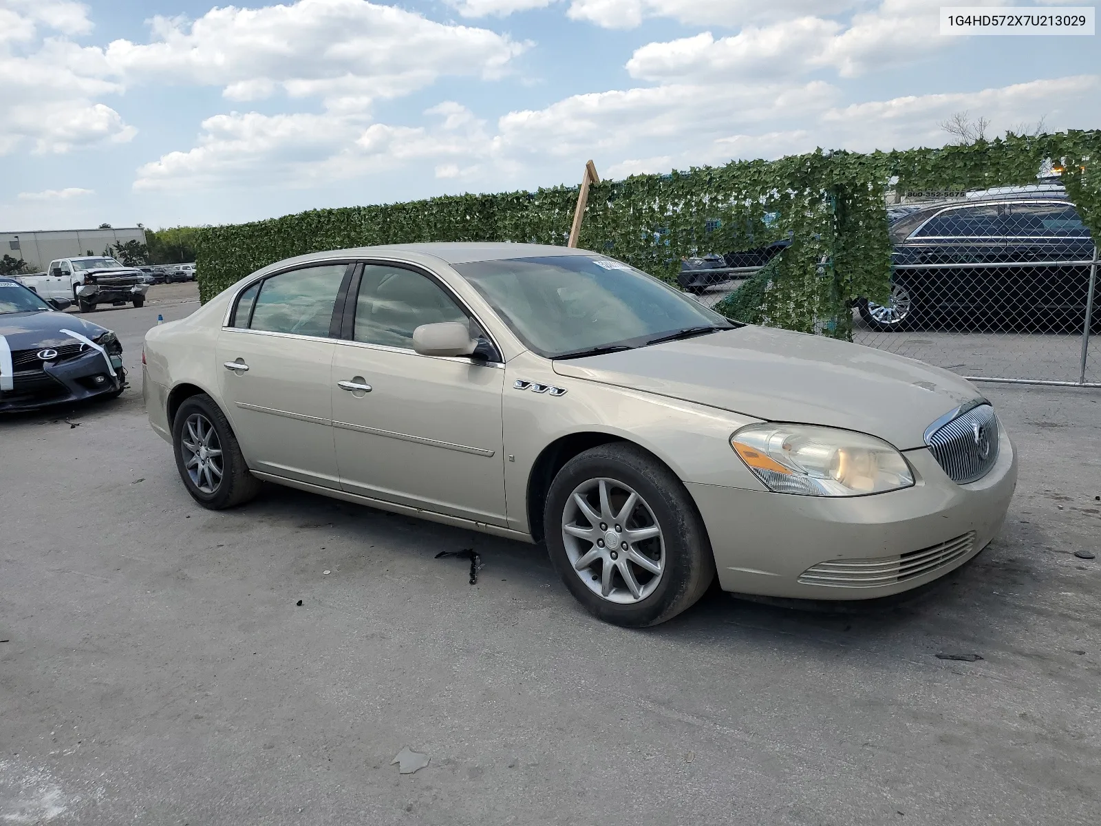 2007 Buick Lucerne Cxl VIN: 1G4HD572X7U213029 Lot: 52481114