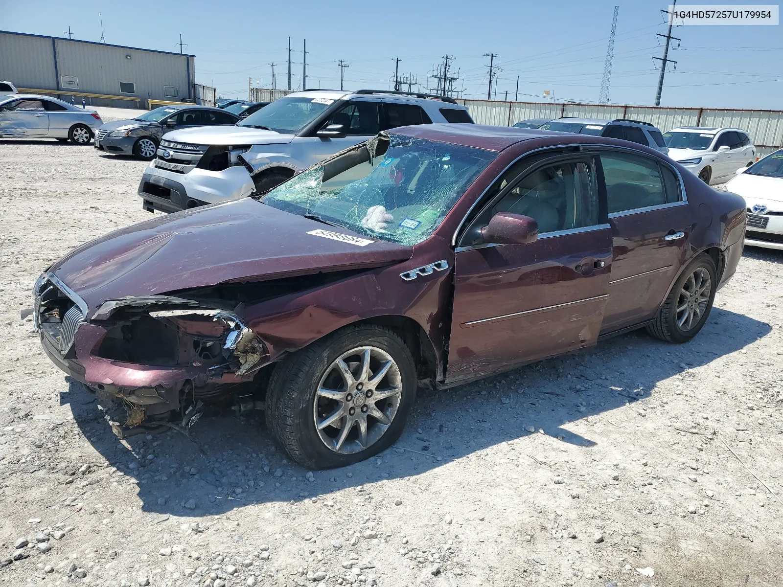 2007 Buick Lucerne Cxl VIN: 1G4HD57257U179954 Lot: 54988684