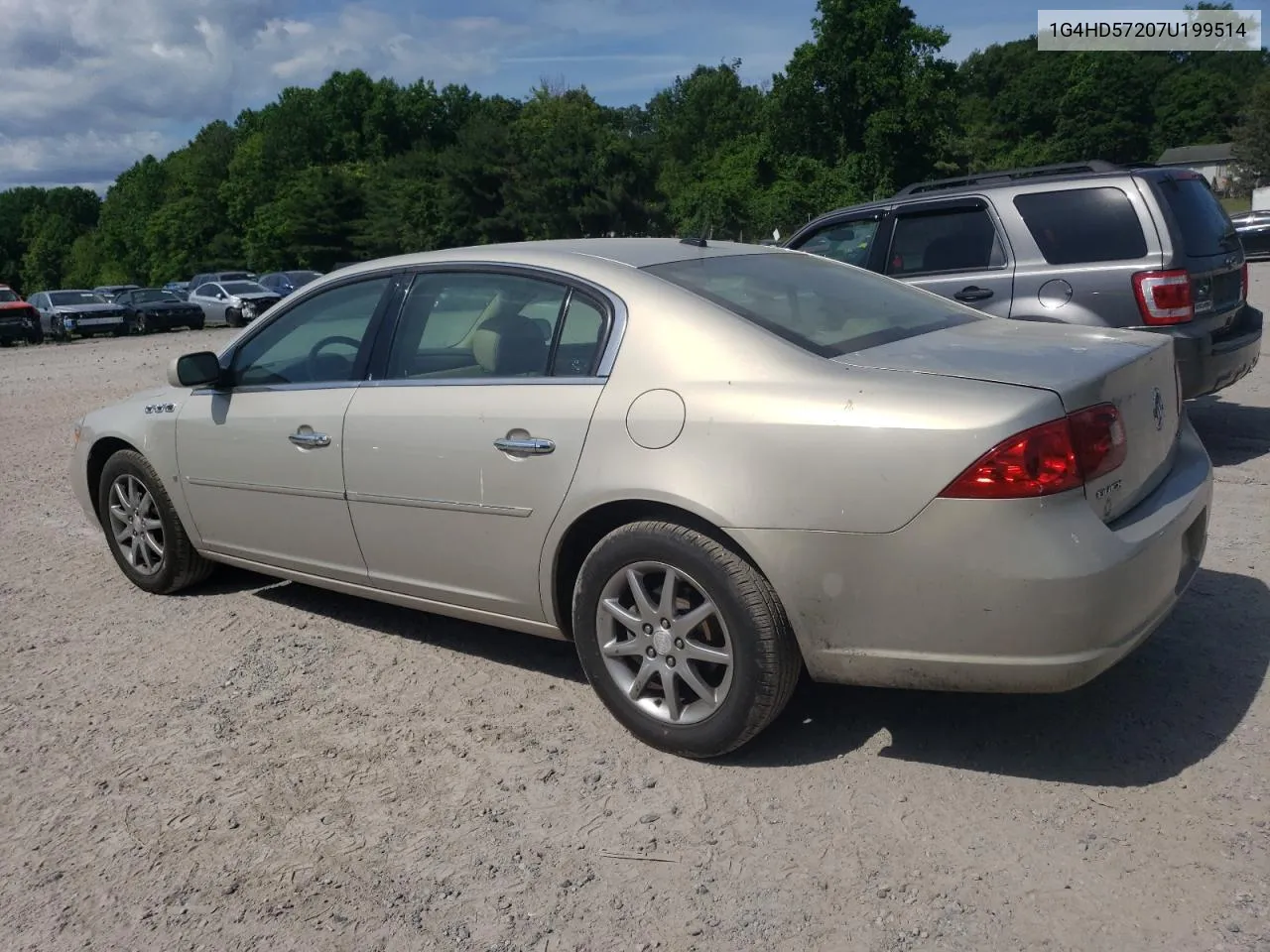 2007 Buick Lucerne Cxl VIN: 1G4HD57207U199514 Lot: 55330434