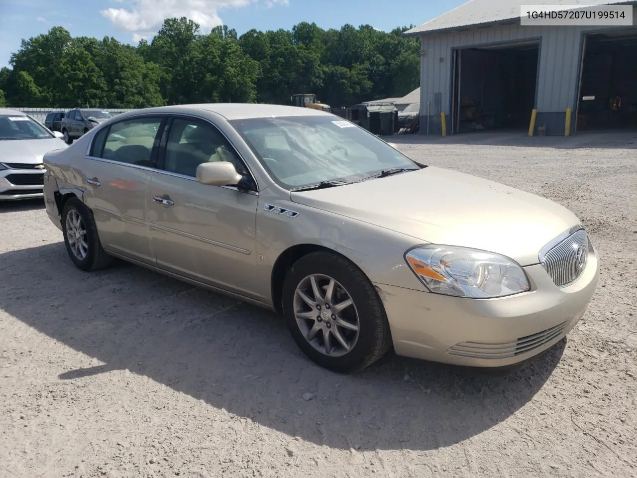 2007 Buick Lucerne Cxl VIN: 1G4HD57207U199514 Lot: 55330434