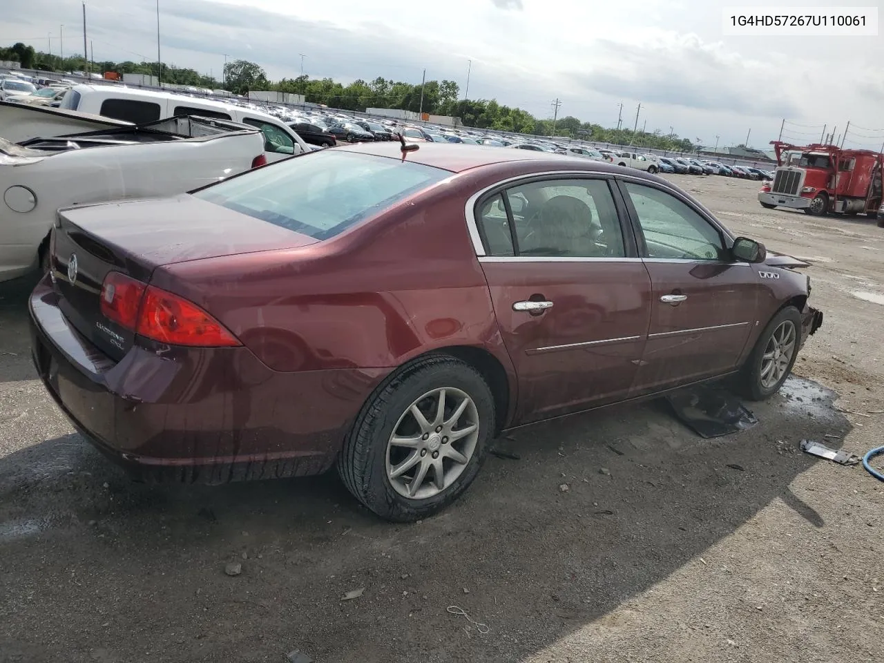 2007 Buick Lucerne Cxl VIN: 1G4HD57267U110061 Lot: 55720284