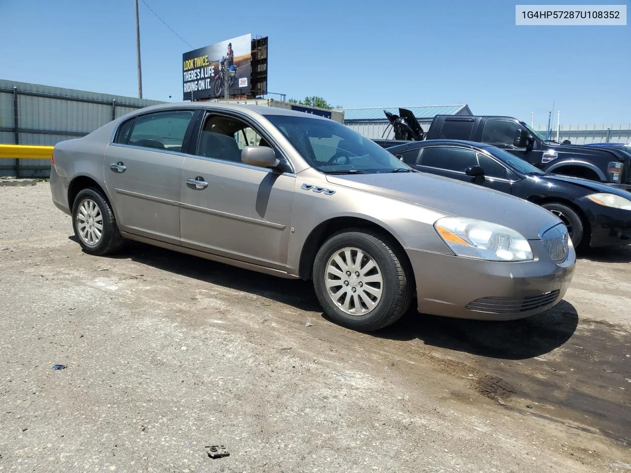 2007 Buick Lucerne Cx VIN: 1G4HP57287U108352 Lot: 55884154