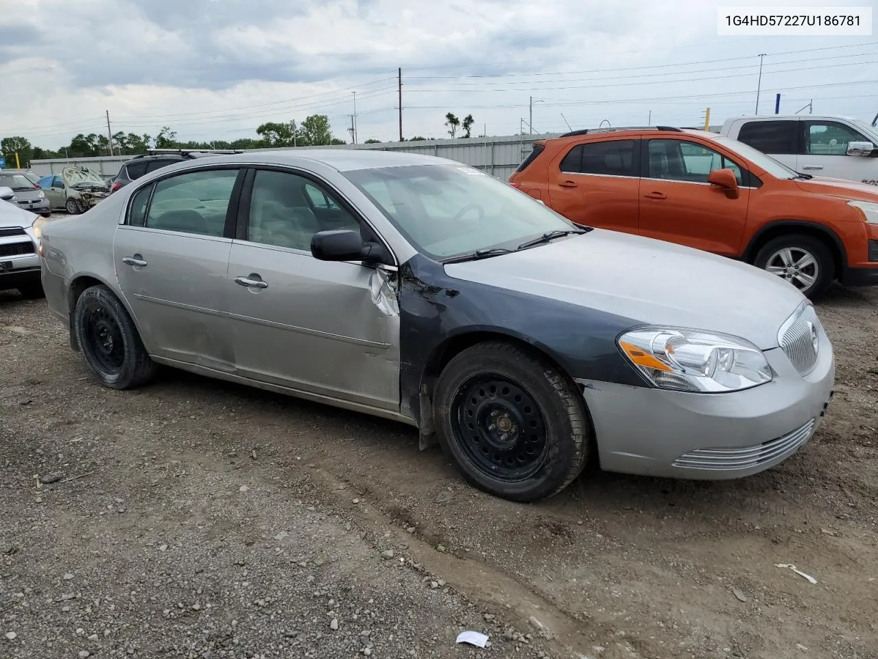 2007 Buick Lucerne Cxl VIN: 1G4HD57227U186781 Lot: 56207554